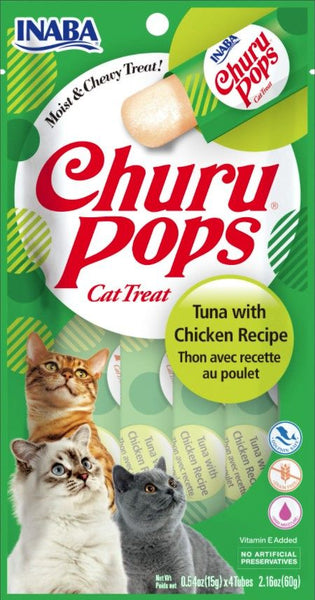 Inaba Churu Pops Tuna with Chicken Recipe Cat Treat