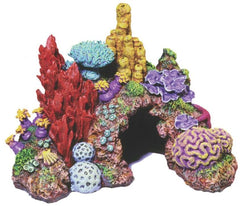 Blue Ribbon Pet Exotic Environments Caribbean Living Reef Aquarium Ornament 12"L x 8.5W" x 9"H