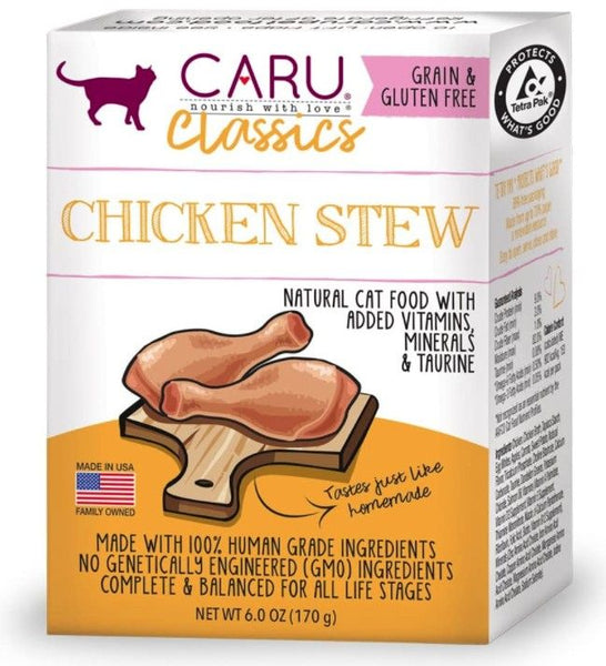 Caru Pet Food Classic Chicken Stew Grain-Free Wet Cat Food