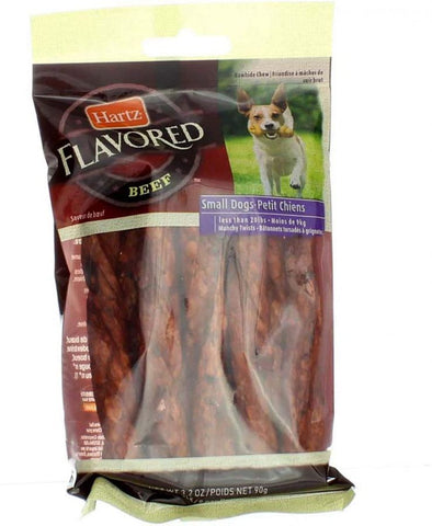 Hartz Rawhide Sticks for Small Dogs Beef Flavor