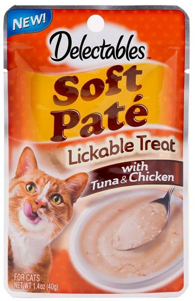 Hartz Soft Pate Lickable Treat for Cats Tuna and Chicken