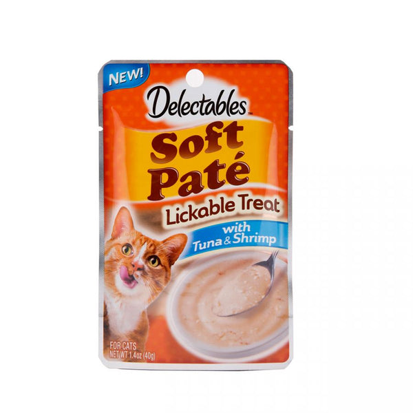 Hartz Soft Pate Lickable Treat for Cats Tuna and Shrimp