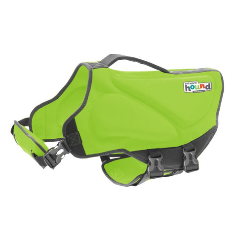 Outward Hound Granby Splash Green Dog Life Jacket