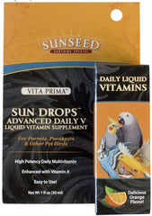 Sunseed Vita Prima Sun Drops Advanced Daily Liquid Vitamin Bird Supplement