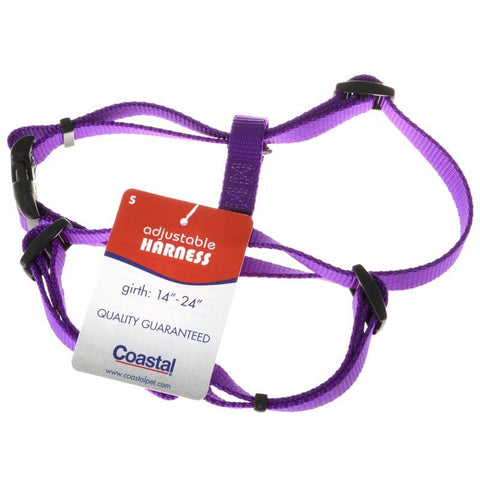 Tuff Collar Nylon Adjustable Harness - Purple