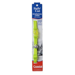 Coastal Pet Safe Cat Nylon Adjustable Breakaway Collar - Lime