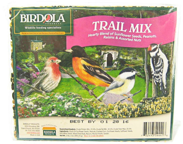 Birdola Trail Mix Seed Cake