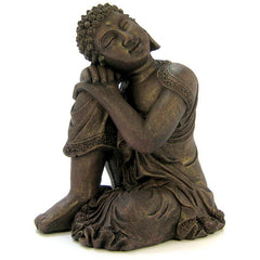 Blue Ribbon Resting Buddha Statue Ornament