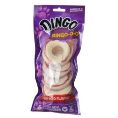 Dingo Ringo-o-o Meat & Rawhide Chew