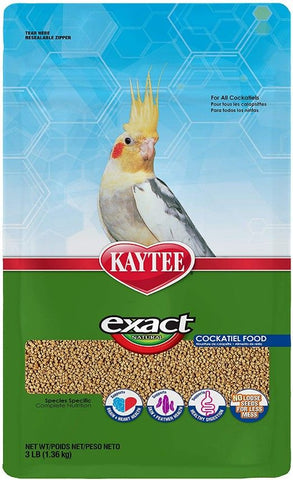 Kaytee Exact Optimal Nutrition Diet Natural Cockatiel Diet