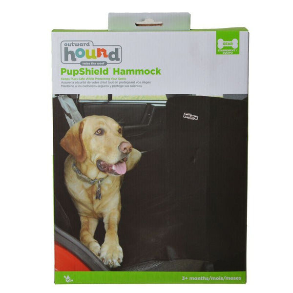 Outward Hound Back Seat Hammock - Black