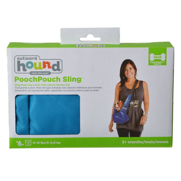 Outward Hound Sling-Go Pet Sling Carrier - Blue