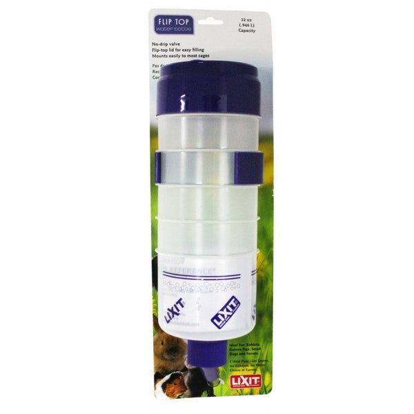 Lixit Quick Lock Flip Top Water Bottle with Valve