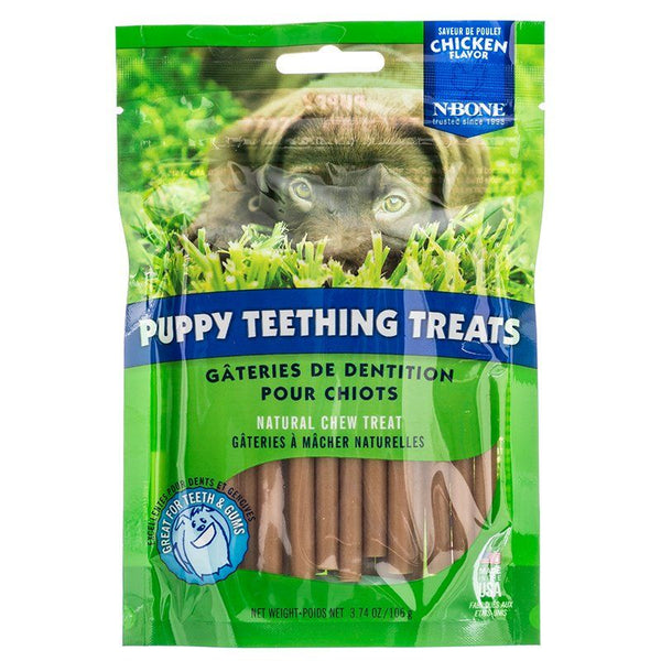 N-Bone Puppy Teething Treats - Chicken Flavor