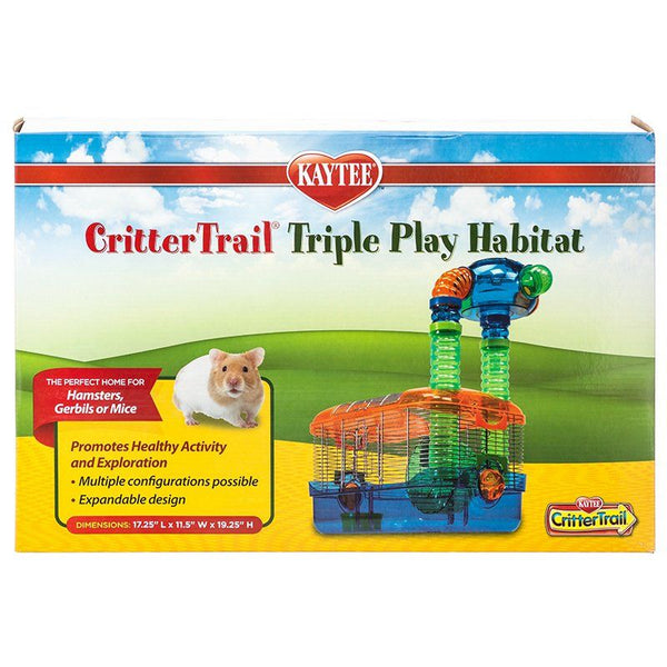 Kaytee Critter Trail Triple Play Habitat