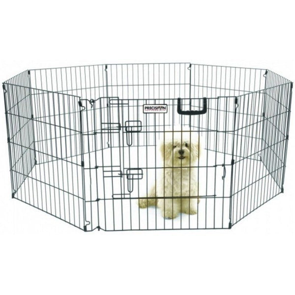 Precision Pet Ultimate Play Yard Exercise Pen - Black