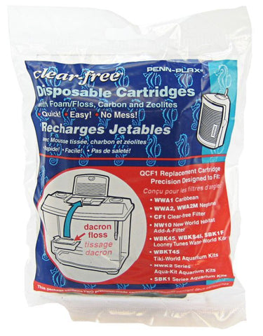 Penn Plax Clear Free Disposable Filter Cartridges