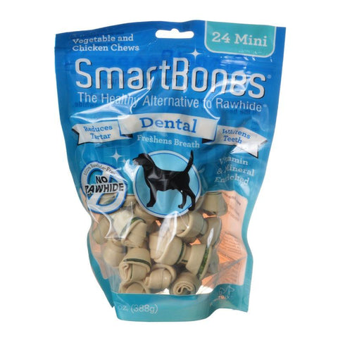 SmartBones Dental Bones - Chicken & Vegetable Dog Chews