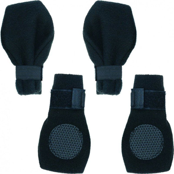 Fahion Pet Arctic Fleece Dog Boots - Black