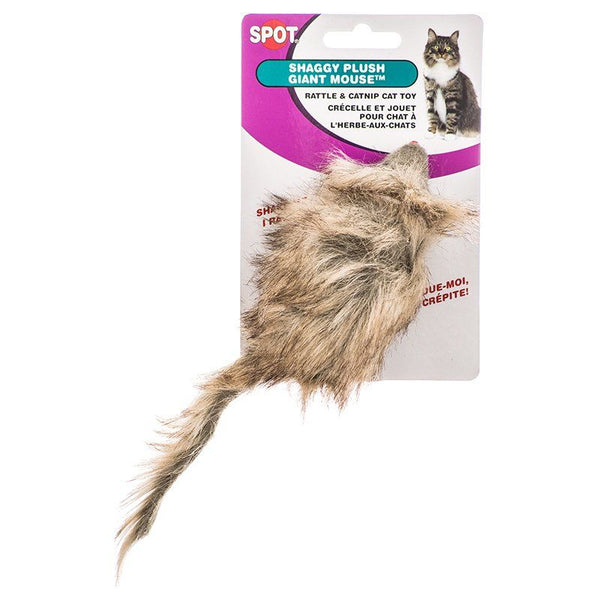 Spot Fur Mouse Cat Toy - Assorted