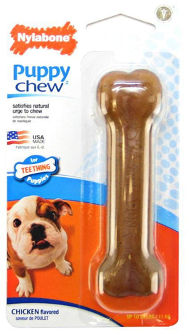 Nylabone Puppy Chew Dog Bone - Chicken Flavor