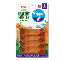 Nylabone Healthy Edibles DHA Omega-3 Puppy - Turkey & Sweet Potato Flavor