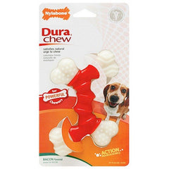 Nylabone Dura Chew Double Bone - Bacon Flavor