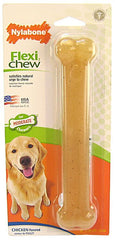 Nylabone Flexi Chew Dog Bone - Chicken Flavor