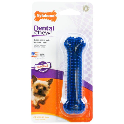 Nylabone Dental Chew Bone - Chicken Flavor