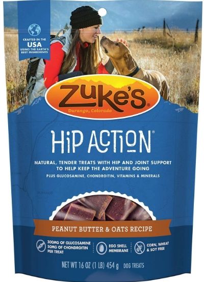 Zukes Hip Action Dog Treats - Peanut Butter & Oats Recipe