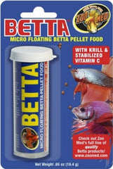 Zoo Med Aquatic Floating Betta Micro Food Pellets