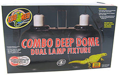 Zoo Med Combo Deep Dome Dual Lamp Fixture