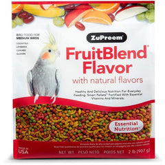 ZuPreem FruitBlend Flavor Bird Food for Medium Birds