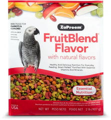 ZuPreem FruitBlend Flavor Bird Food for Parrots & Conures