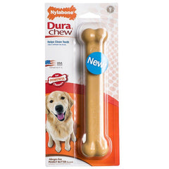 Nylabone Dura Chew Dog Bone - Peanut Butter Flavor