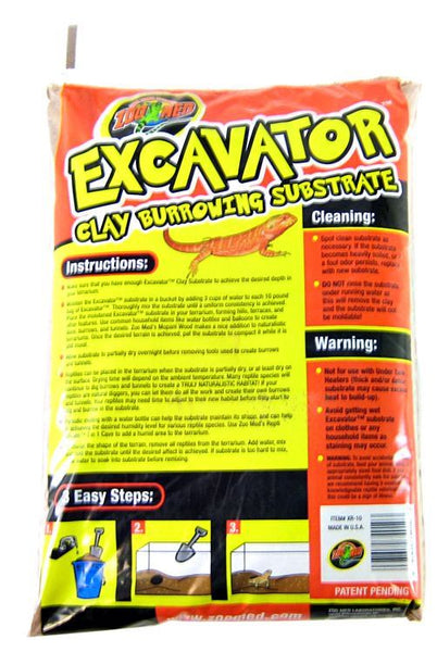 Zoo Med Excavator Clay Burrowing Reptile Substrate