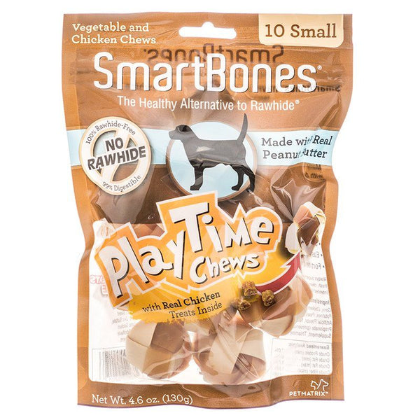 SmartBones PlayTime Chews for Dogs - Peanut Butter