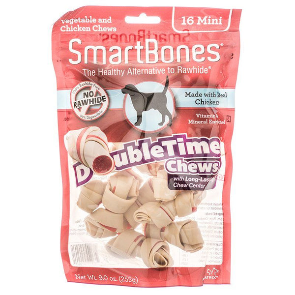 SmartBones DoubleTime Bone Chews for Dogs - Chicken