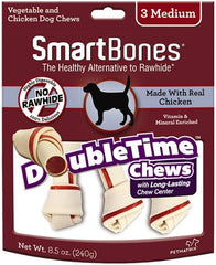 SmartBones DoubleTime Bone Chews for Dogs - Chicken