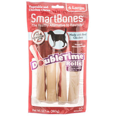 SmartBones DoubleTime Roll Chews for Dogs - Chicken