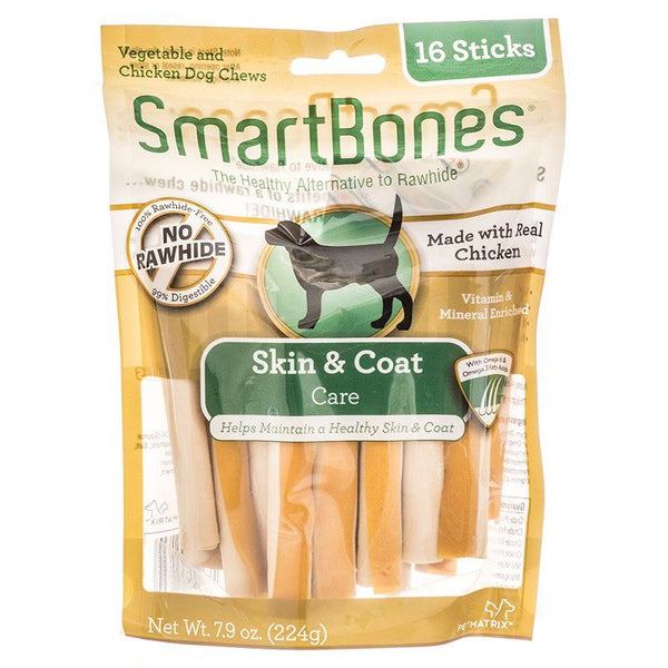 SmartBones Skin & Coat Care Treat Sticks for Dogs - Chicken