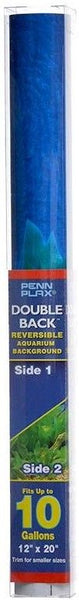 Penn Plax Double-Back Aquarium Background - Deep Blue Sea / Amazon Waters