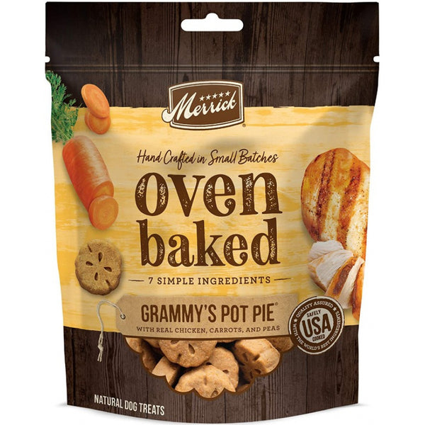 Merrick Oven Baked Grammys Pot Pie Natural Dog Treats