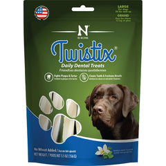 Twistix Wheat Free Dental Dog Treats - Vanilla Mint Flavor