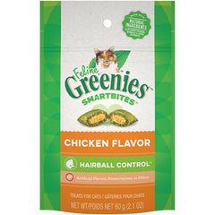 Greenies SmartBites Hairball Control Chicken Flavor Cat Treats