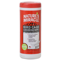 Nature's Miracle Bird Cage Scrubbing Wipes