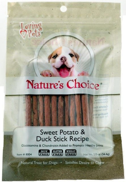 Loving Pets Nature's Choice Sweet Potato & Duck Meat Sticks