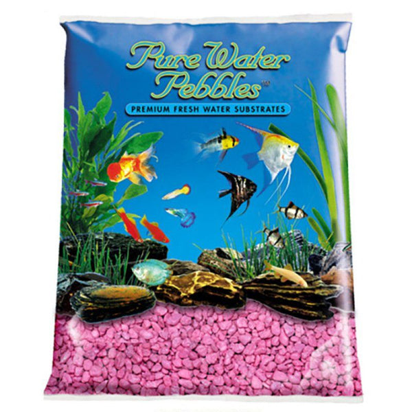 Pure Water Pebbles Aquarium Gravel - Primrose Pink