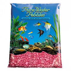 Pure Water Pebbles Aquarium Gravel - Red Frost