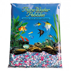 Pure Water Pebbles Aquarium Gravel - Rainbow Frost